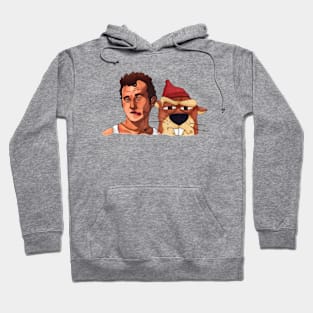 Carl Spackler And Gopher Caddyshack Art Hoodie